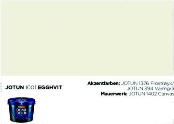 EGGHVIT | Jotun DEMIDEKK Ultimate Täckfärg | Holzfarbe