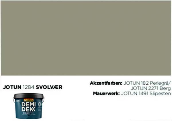 SVOLVÆR | Jotun DEMIDEKK Cleantech | Holzfarbe
