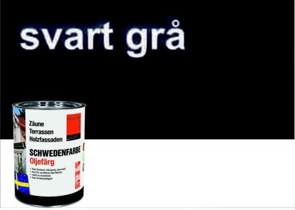 ANTHRAZIT RAL 7016 / Schwedenfarbe Öljefärg / Holzdeckfarbe