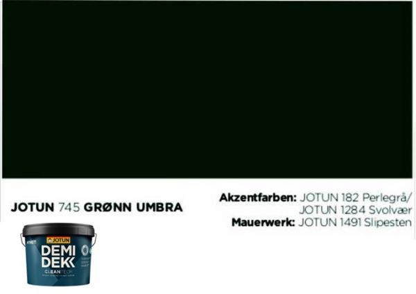 GRØN UMBRA | Jotun DEMIDEKK Cleantech | Holzfarbe