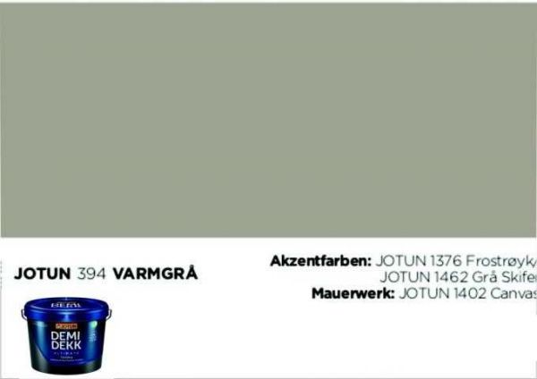 VARMGRÄ | Jotun DEMIDEKK Ultimate Täckfärg | Holzfarbe