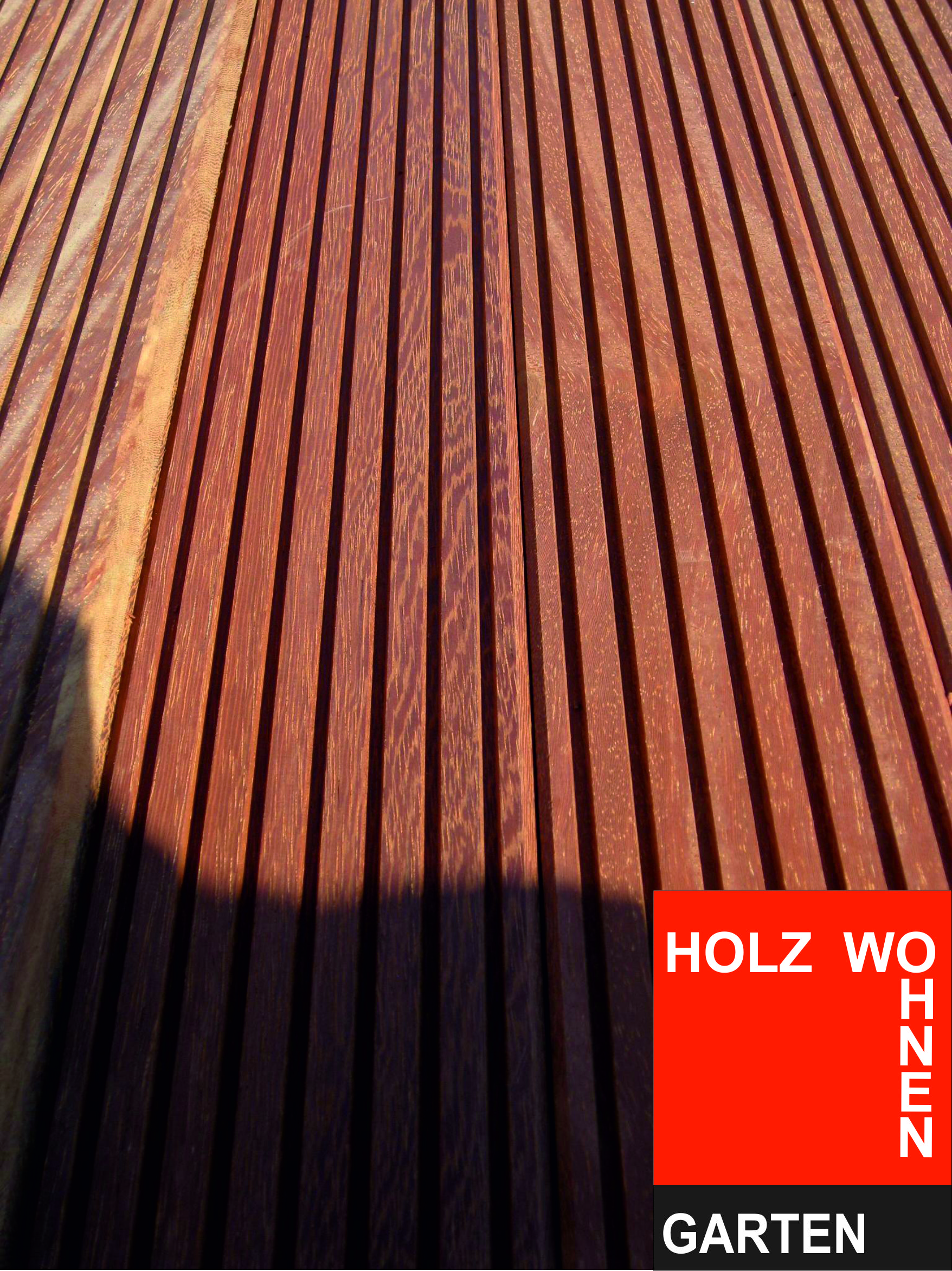 Bongossi, Terrassendiele, 40x140 mm HolzWohnenGarten.de