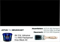 BRUNSVART | Jotun DEMIDEKK Ultimate Täckfärg | Holzfarbe