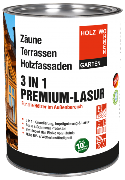 Premiumlasur 3 in 1 Lärche