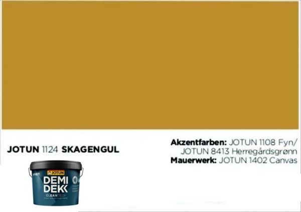 SKAGENGUL | Jotun DEMIDEKK Cleantech | Holzfarbe