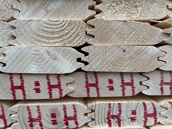 Blockbohlen SONDERPOSTEN!! 38 mm