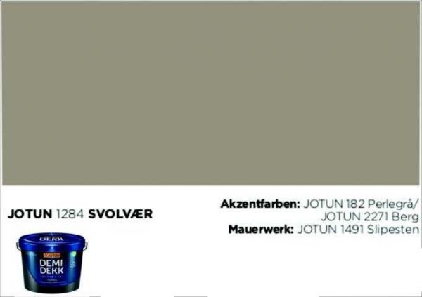 SVOLVÆR | Jotun DEMIDEKK Ultimate Täckfärg | Holzfarbe