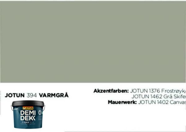 VARMGRÄ | Jotun DEMIDEKK Cleantech | Holzfarbe