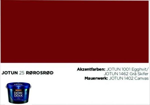 RØROSRØD | Jotun DEMIDEKK Ultimate Täckfärg | Holzfarbe